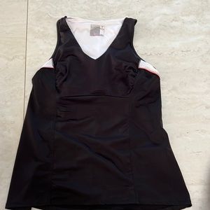 Lucky in love tennis tank top